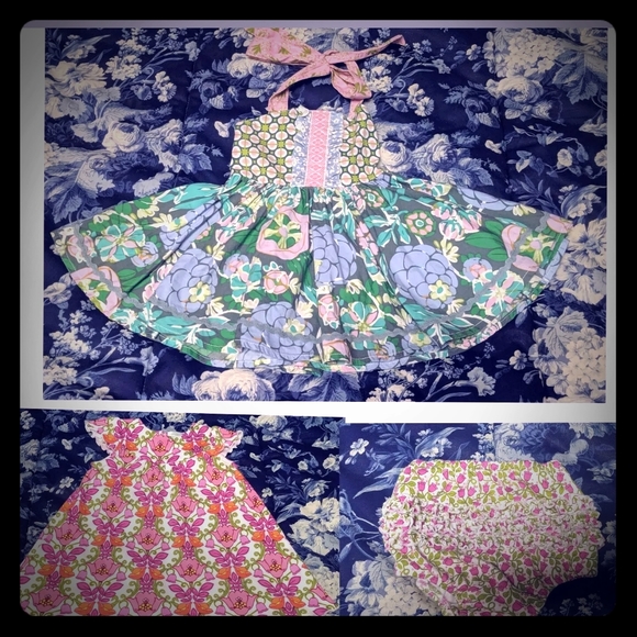 Matilda Jane/Vera Wang Dresses Floral Lot 9-12 mon - Picture 1 of 8